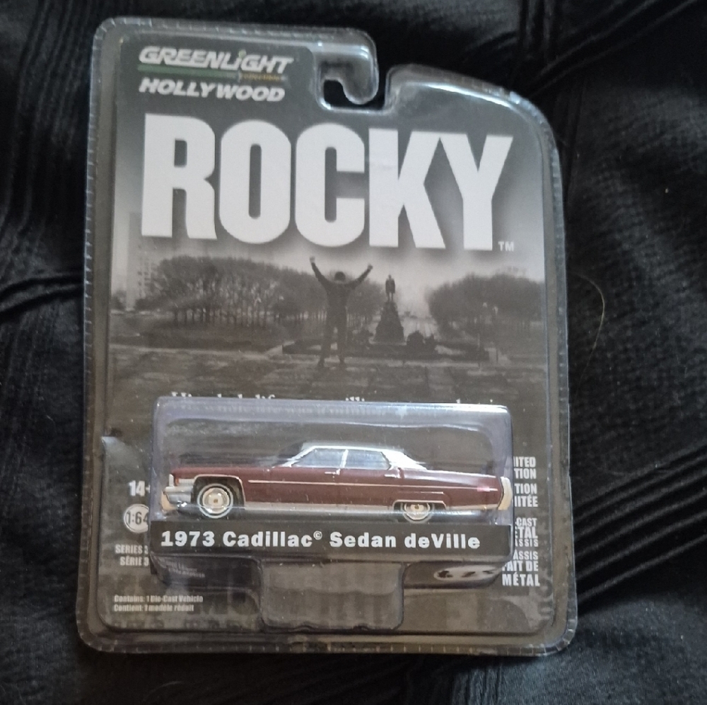 Hollywood 1973 Cadillac Sedan deVille Toy Car - Red